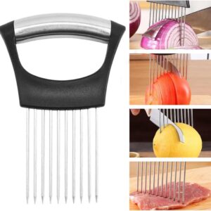 2024 New Onion Holder for Slicing - Lemon, Tomato, Avocado, Potato Slicer and Chopper - Kitchen Assistant Tool