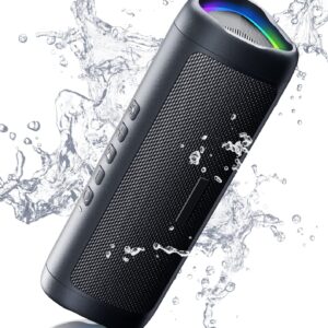 Bluetooth Speaker with HD Sound, Portable Wireless, IPX5 Waterproof, Up to 20H Playtime, TWS Pairing, BT5.3, for Home/Party/Outdoor/Beach, Electronic Gadgets, Birthday Gift